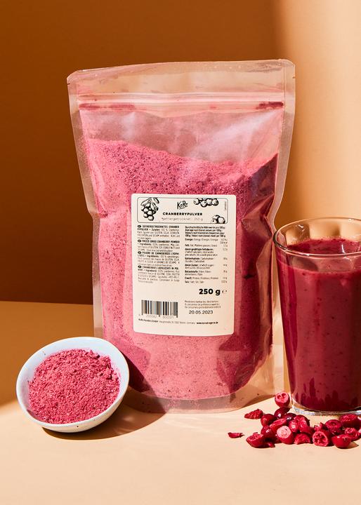 Produktbild KoRo Gefriergetrocknetes Cranberrypulver (250 g)