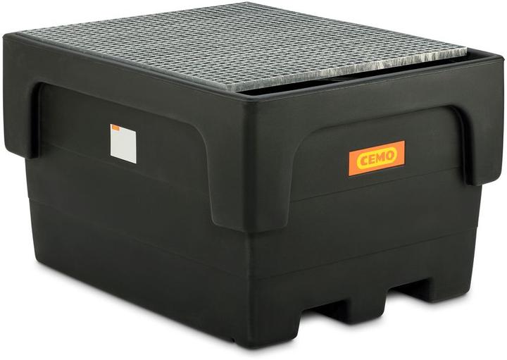 Image du produit Cemo Bac de rétention en PE pour conteneurs-citernes IBC/KTC (1100 l)