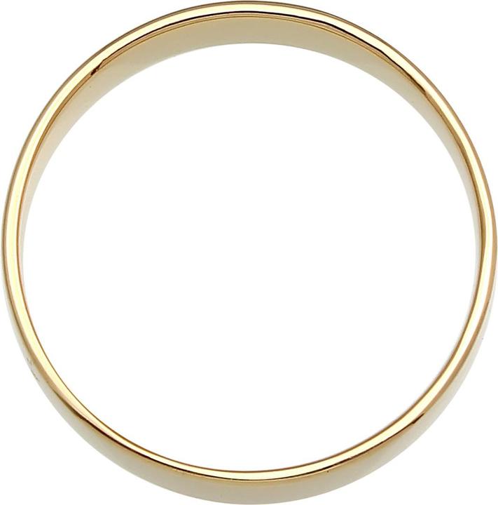 Actual product image Elli PREMIUM Ring Band Ring Wedding Ring Basic Wedding Pair 585 Yellow Gold (58, 925 Silver)