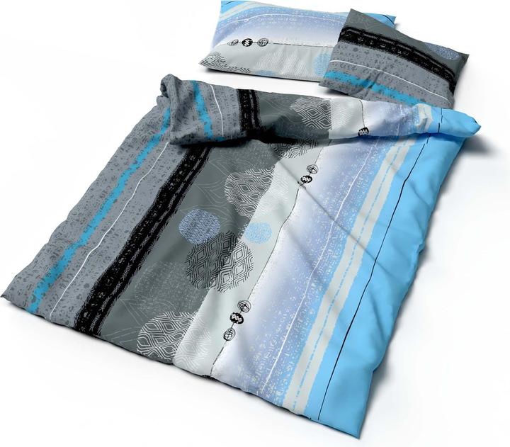 Immagine prodotto Lotus Bettwaren Biancheria da letto in raso Elenie (Copripiumino, 135 x 170 cm)