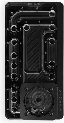 Produktbild Stealkey Customs SK-UNI 240D Distroplate D-RGB - Black Edition