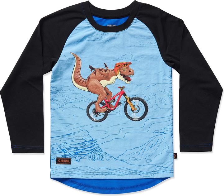 Produktbild Kids Ride Shotgun Dino Windproof Kids MTB Jersey (110, 116, 115 A)