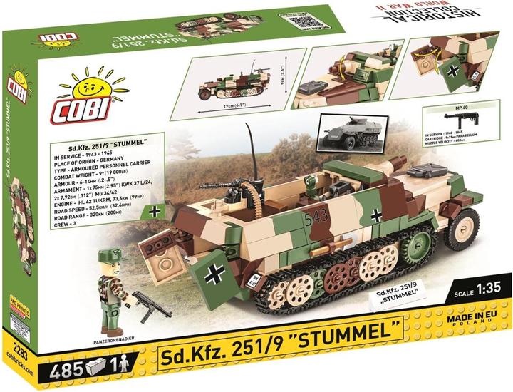 Produktbild Cobi Sd.Kfz.251/9 'Stummel' / 484 pcs