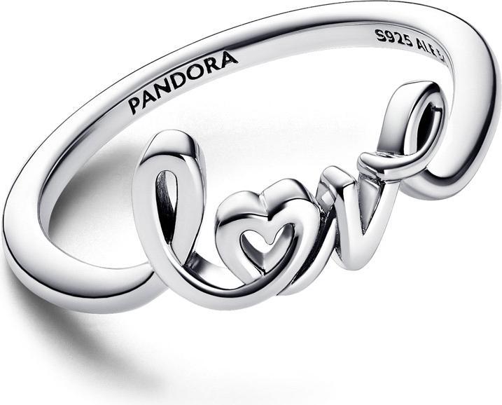 Image du produit Pandora Bague d'amour manuscrite (50, Argent 925)