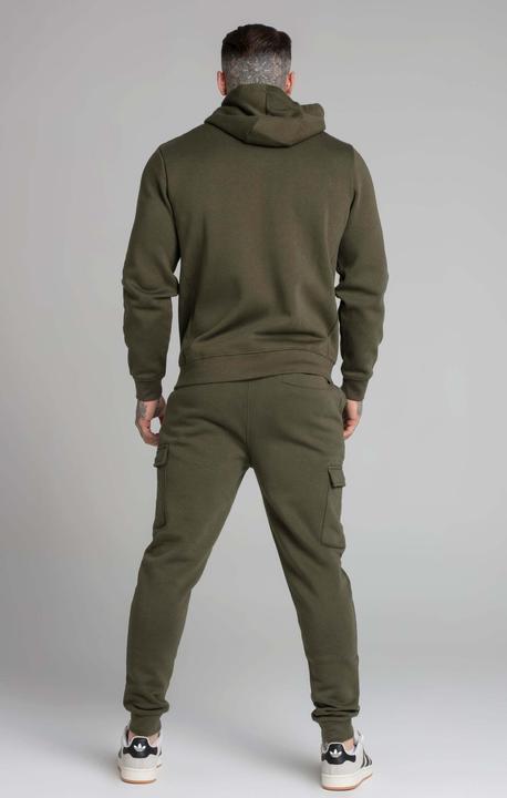 Actual product image Siksilk Sweatpants Khaki Essential Cargo Jogger (L)