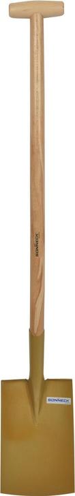 Actual product image Sonneck Garden spade gold with tread and T-handle size 280 x 180 mm
