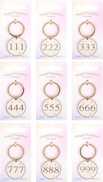Produktbild Something Different Angel Number Schlüsselanhänger 9erPack