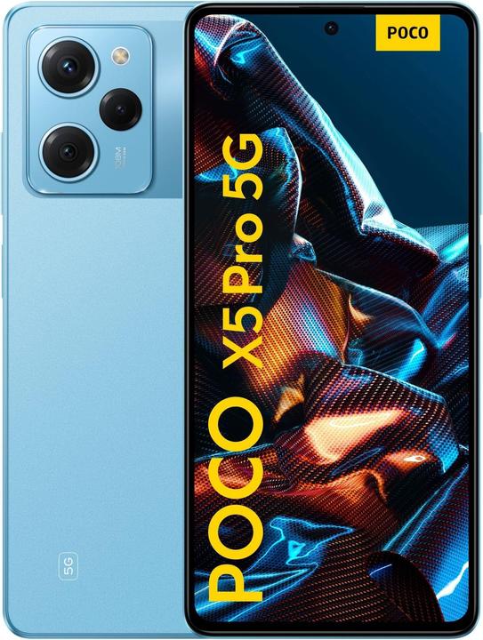 Produktbild Xiaomi Poco X5 Pro (128 GB, Blue, 6.67", Dual SIM, 108 Mpx, 5G)