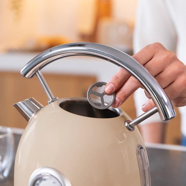 Produktbild Cecotec Hervidor De Agua Thermosense 420 Vintage Light Beige (1.80 l)