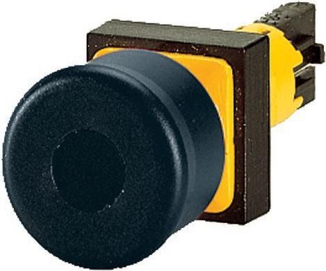 Actual product image Eaton Not Halt mushroom pushbutton NOT STOP/NOT HALT button, black, latching