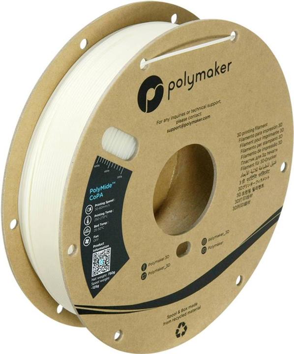 Actual product image Polymaker Nylon CoPA 6/6-6 (Nylon, 1.75 mm, 750 g, Transparent)