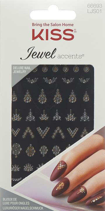Produktbild KISS Jewel Accents (Nagelverzierung, Silber)