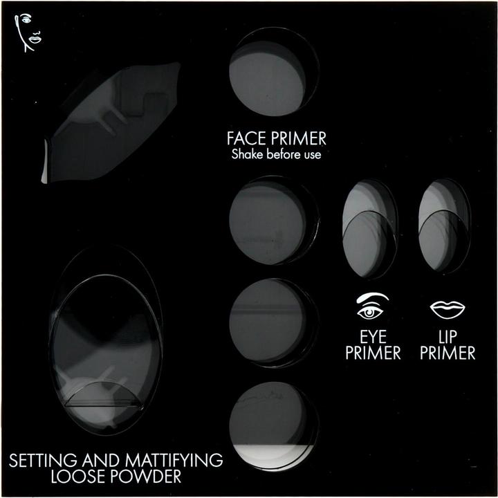 Pupa Milano Pupa Matt Empty Makeup Display Black With 8 Slots (Black)
