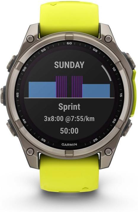 Image du produit Garmin Fenix 8 Solar Sapphire Titan (47 mm)