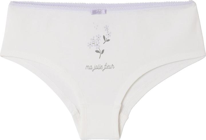 Produktbild Vertbaudet Bio-Kollektion: 5er-Pack Mädchen Shortys mit Blumen (128, 5er Pack)