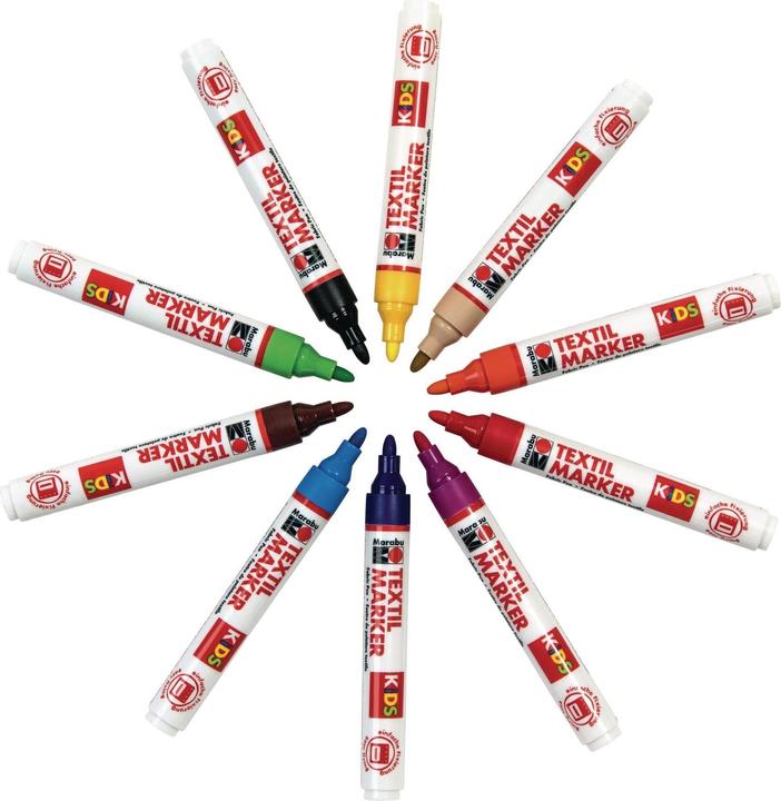 Produktbild Marabu Textilstift KiDS (Mehrfarbig, 10 x)
