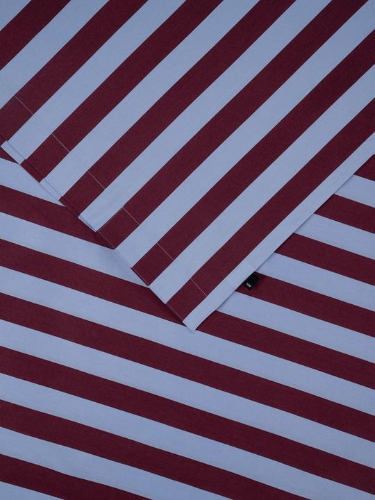 Image du produit HAY Housse de duvet??T?? ray?? rouge fonc?? (Housse de couette, 200 x 210 cm)