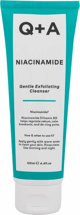 Actual product image Q+A Niacinamide Gentle Exfoliating Cleanser (125 ml)