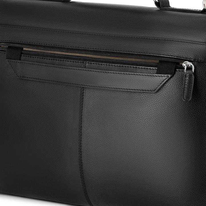 Actual product image Bugatti Valencia briefcases messenger leather 40 cm laptop compartment (17")