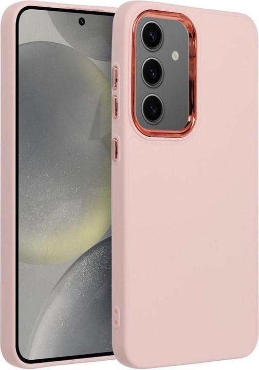 Image du produit OEM Back panel cover FRAME Case for SAMSUNG S24 Plus powder pink (Samsung Galaxy S24+)
