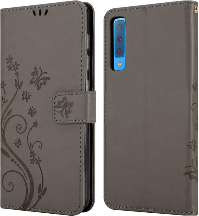 Produktbild Cadorabo Flower Book Cover (Samsung Galaxy A7 (2018))