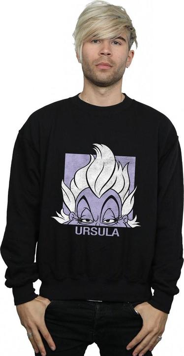 Actual product image Disney Mens Usrsula Cropped Head Sweatshirt (L)