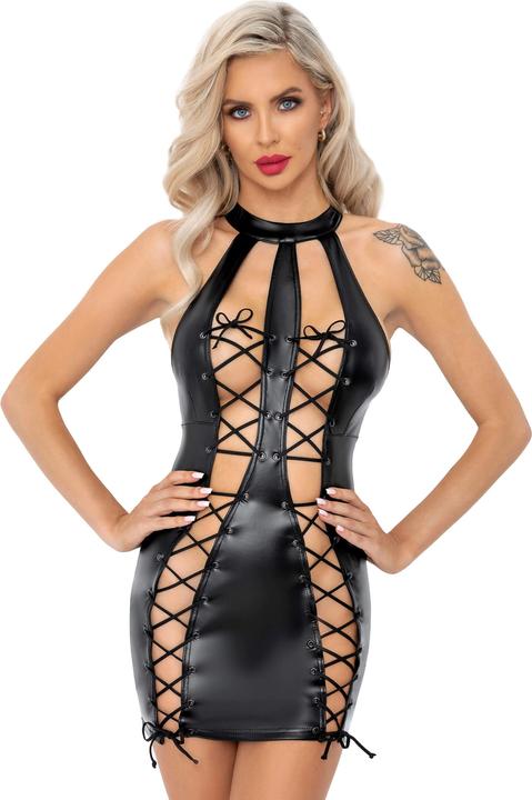 Produktbild Noir Handmade Powerwetlook-Kleid (XL)