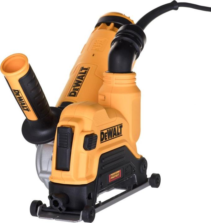 Produktbild DeWalt WINKELSCHLEIFER DWE46107 + STAUBWOLKE 1400W 125MM (125 mm)