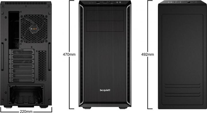 Actual product image be quiet! Pure Base 600 (ATX, mATX, Mini-ITX)