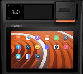 Produktbild Sunmi D2 Mini, 4G, NFC, 25,7cm (10,1"), KD, Android, schwarz, orange