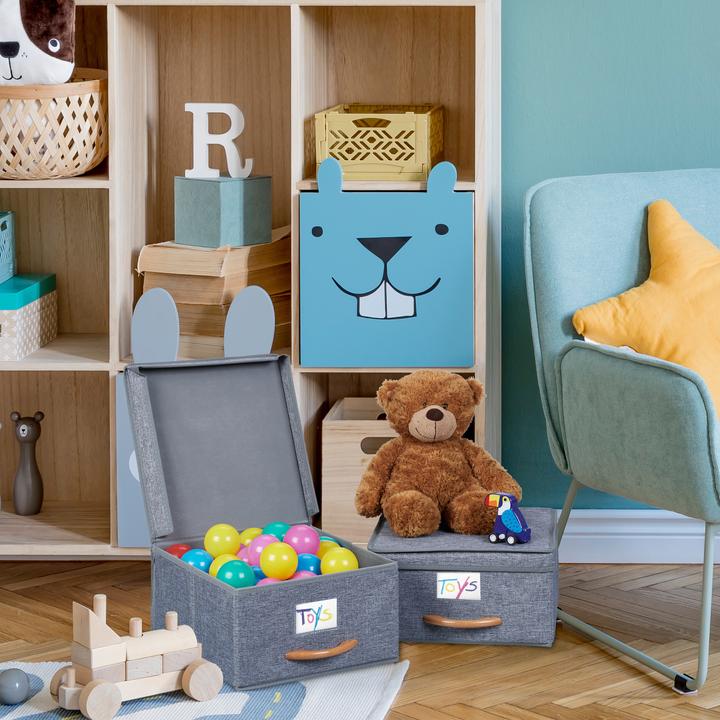 Actual product image Relaxdays storage box (30 x 32.5 x 16 cm, 12 l)