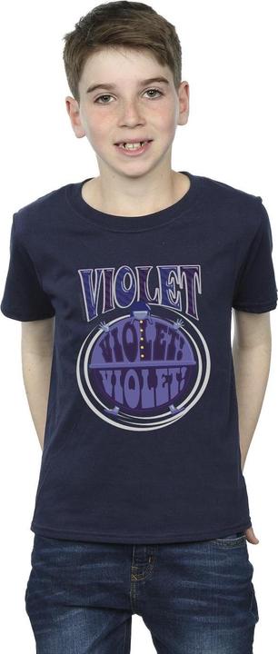 Immagine prodotto Willy Wonka & the Chocolate Factory Violet Turning Violet Maglietta Ragazzi (104)