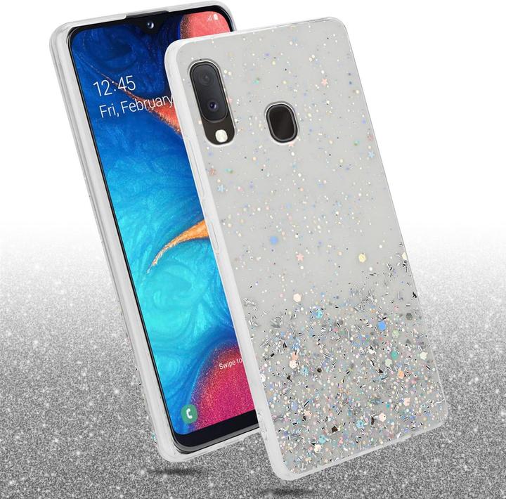 Image du produit Cadorabo Couverture TPU paillettes scintillantes (Samsung Galaxy A20e, Samsung Galaxy A10e)