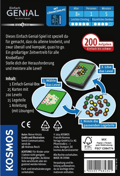 Actual product image Kosmos Simply Brilliant Brain Games (German)