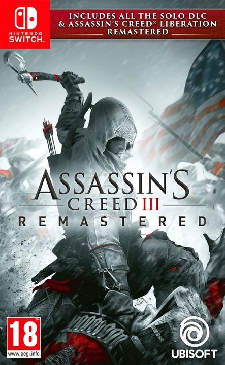 Ubisoft Assassin's Creed III (3) + Liberation HD Remaster (Switch, Switch Lite, Switch OLED, EN)