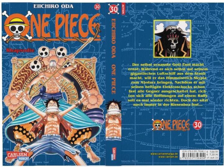 Immagine prodotto One Piece, Band 30 (Tedesco, Eiichiro Oda, 2004)