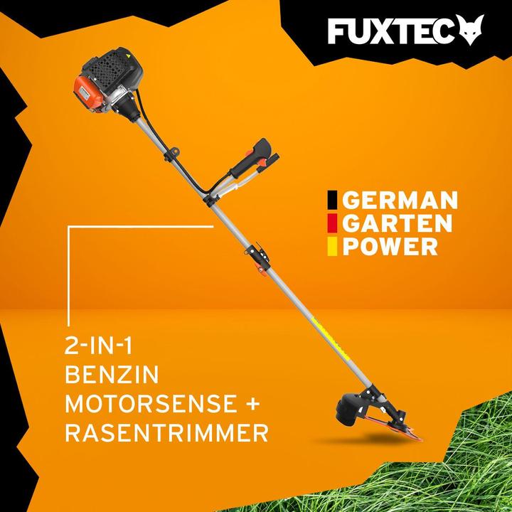 Image du produit Fuxtec FX-MS152 Débroussailleuse à essence Multitool 2en1 (Couteaux en plastique, Fils coupe-herbe)