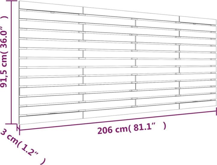Immagine prodotto VidaXL Oksiutka (206 x 3 x 91,5 cm)