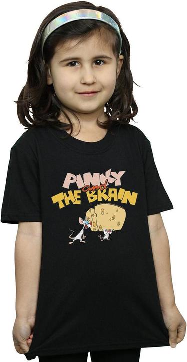 Immagine prodotto Universal Textiles Pinky And The Brain Cheese Head Maglietta Ragazze (152, 158)