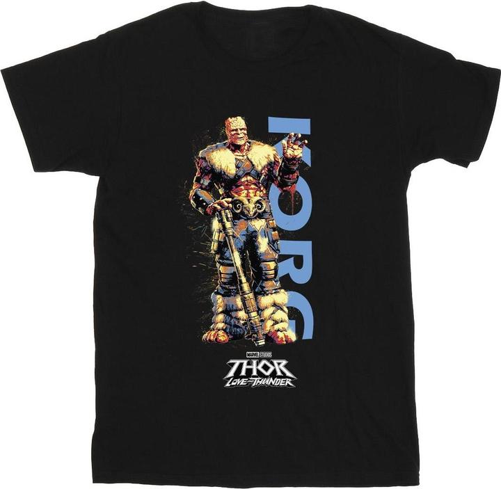 Actual product image Mens Thor Love And Thunder Korg Wave T-Shirt (M)