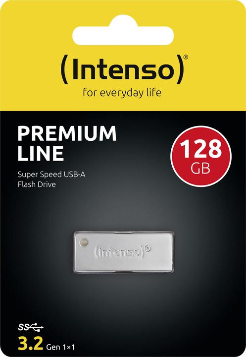 Actual product image Intenso premium line (128 GB, USB-A, USB 3.2)