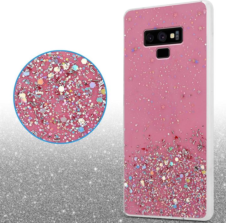 Actual product image Cadorabo TPU cover sparkling glitter (Samsung Galaxy Note 9)