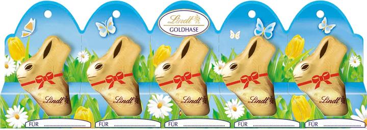 Image du produit Lindt Lapin d'or Mini lait 5x10g (50 g)