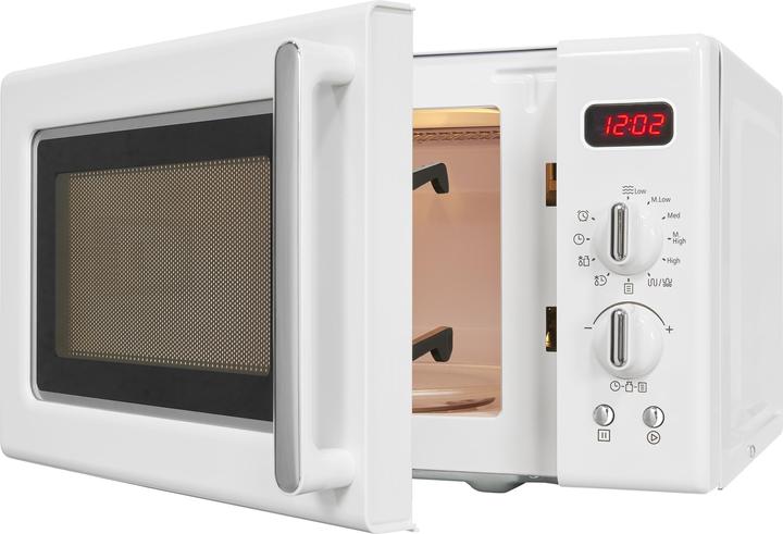 Exquisit Exqu Retro Microwave RMW720-3GDIG white 812764000 (20 l)