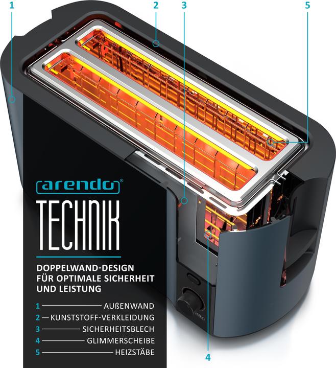 Produktbild Arendo Toaster
