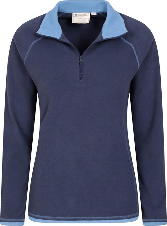 Actual product image Mountain Warehouse Womens/Ladies Montana Half Zip Fleece Top (36 D)