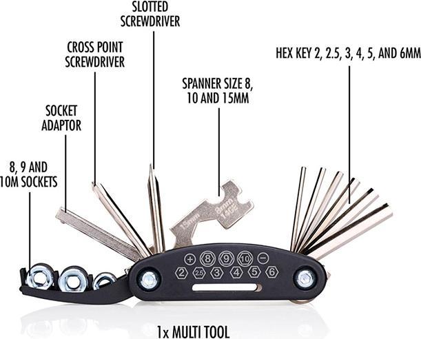 Immagine prodotto Bicycle Gear Set di attrezzi per bicicletta 14 pezzi