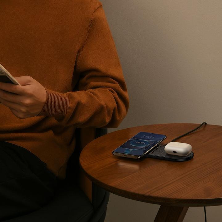 Produktbild Baseus Digital LED Display 2in1 Wireless Charger (20 W)
