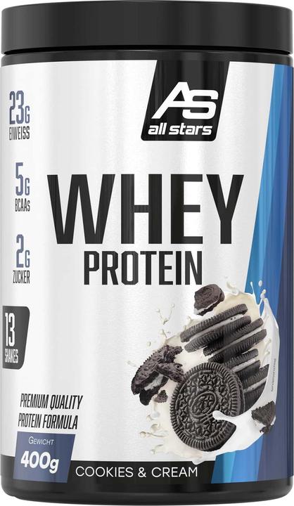 Actual product image All Stars 100% Whey (Cookies & Cream, 1 pcs., 400 g)
