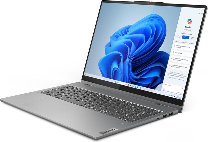 Actual product image Lenovo IdeaPad 5 2-in-1 (16", AMD Ryzen 5 8645HS, 16 GB, 1000 GB, DE)